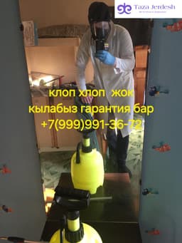 клоп хлоп жок кылабыз гарантия бар