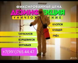 Дезинфекция клоп таракан дарылайбыз 